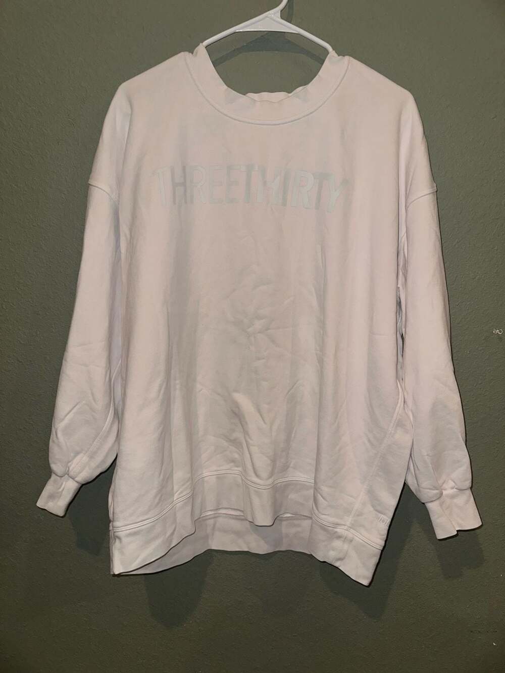 Lululemon THREETHIRTY Embossed Logo Oversized Crewneck Sweatshirt